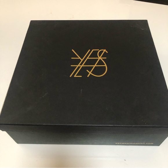 YES by Solestruck Fluorite leather cheetah calf hair platform peep toe sandals - Picture 7 of 7